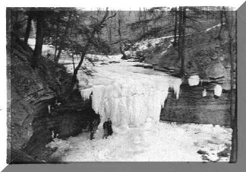 Middle Falls in Winter by Ruth Fresch